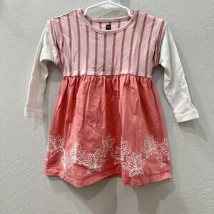 Tea Collection Lotus Layered Sleeve Baby Dress